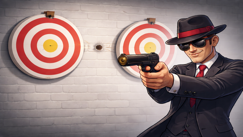 Что делать при стрельбе в щель?